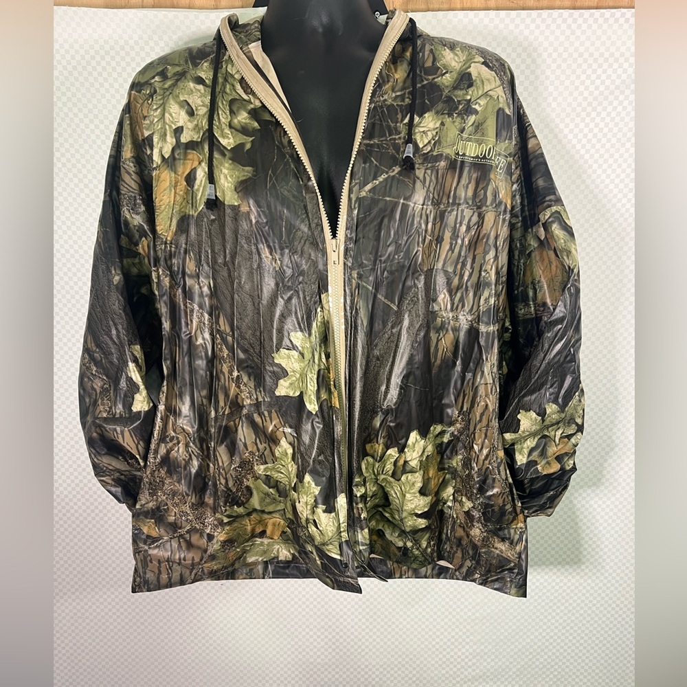 Mossy Oak Camo Rain Jacket Break Up‎ One Size Fits All Hunting Fishing Outdoor